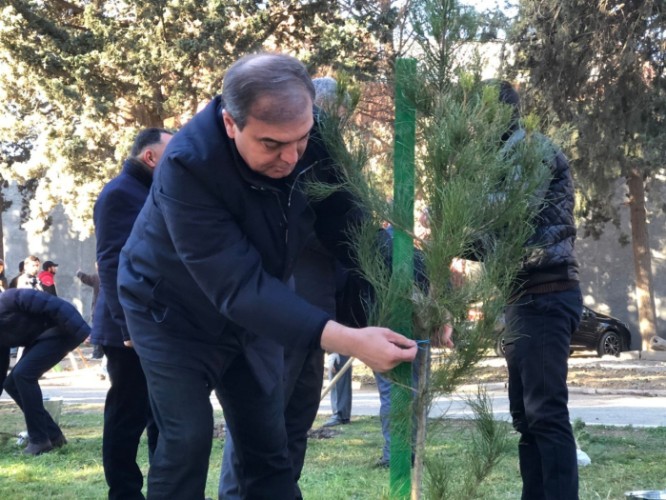 Niyazi Bayramov genişmiqyaslı iməclikdə iştirak etdi - FOTOLAR